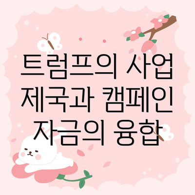 트럼프의 사업 제국과 캠페인 자금의 융합