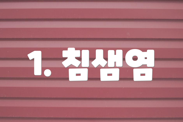 1. 침샘염