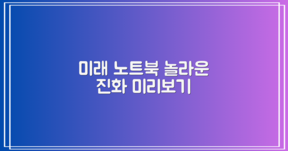 미래 노트북의 진화