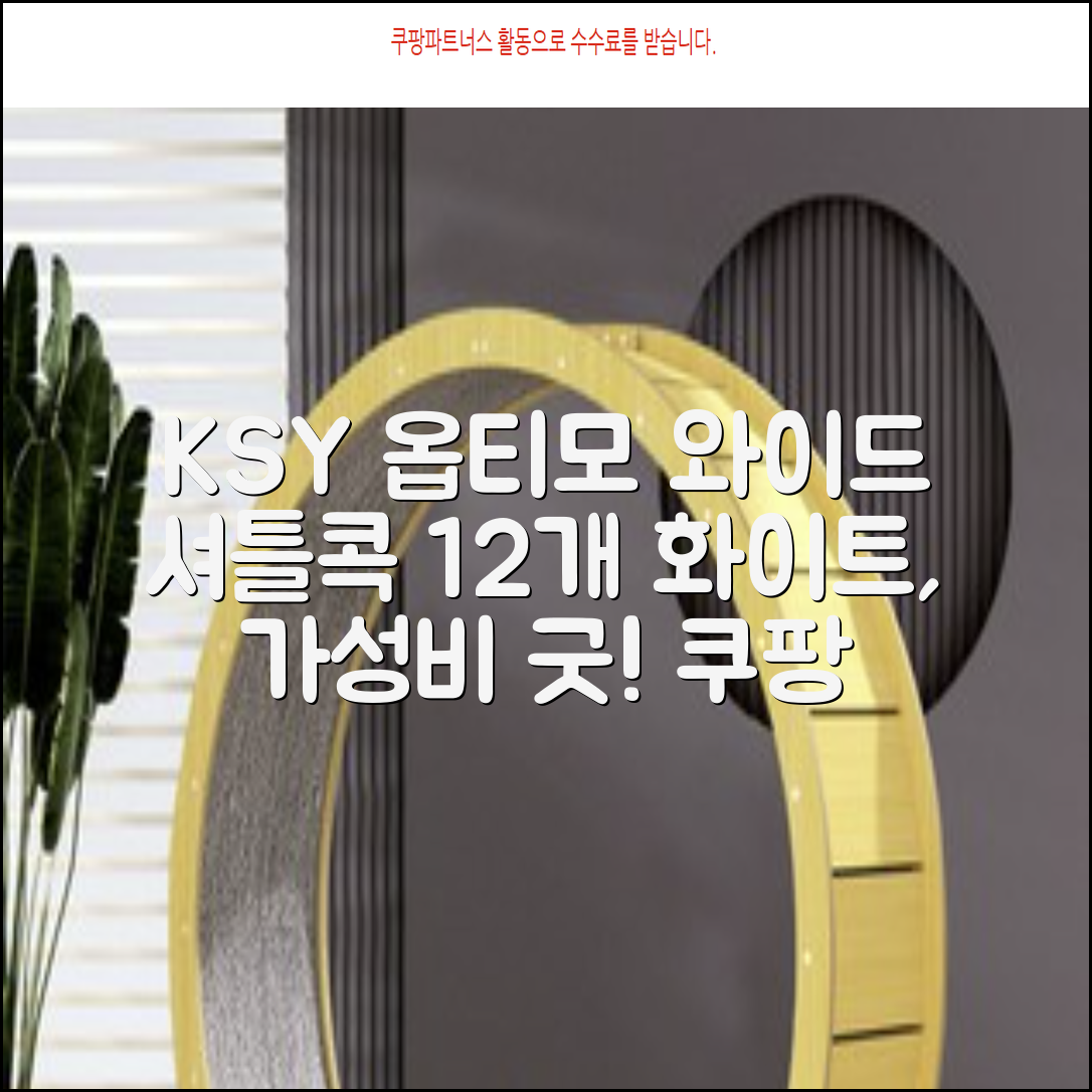 ksy 옵티모 와이드 배드민턴 셔틀콕, 화이트, 12개입, 1개 추천 리뷰