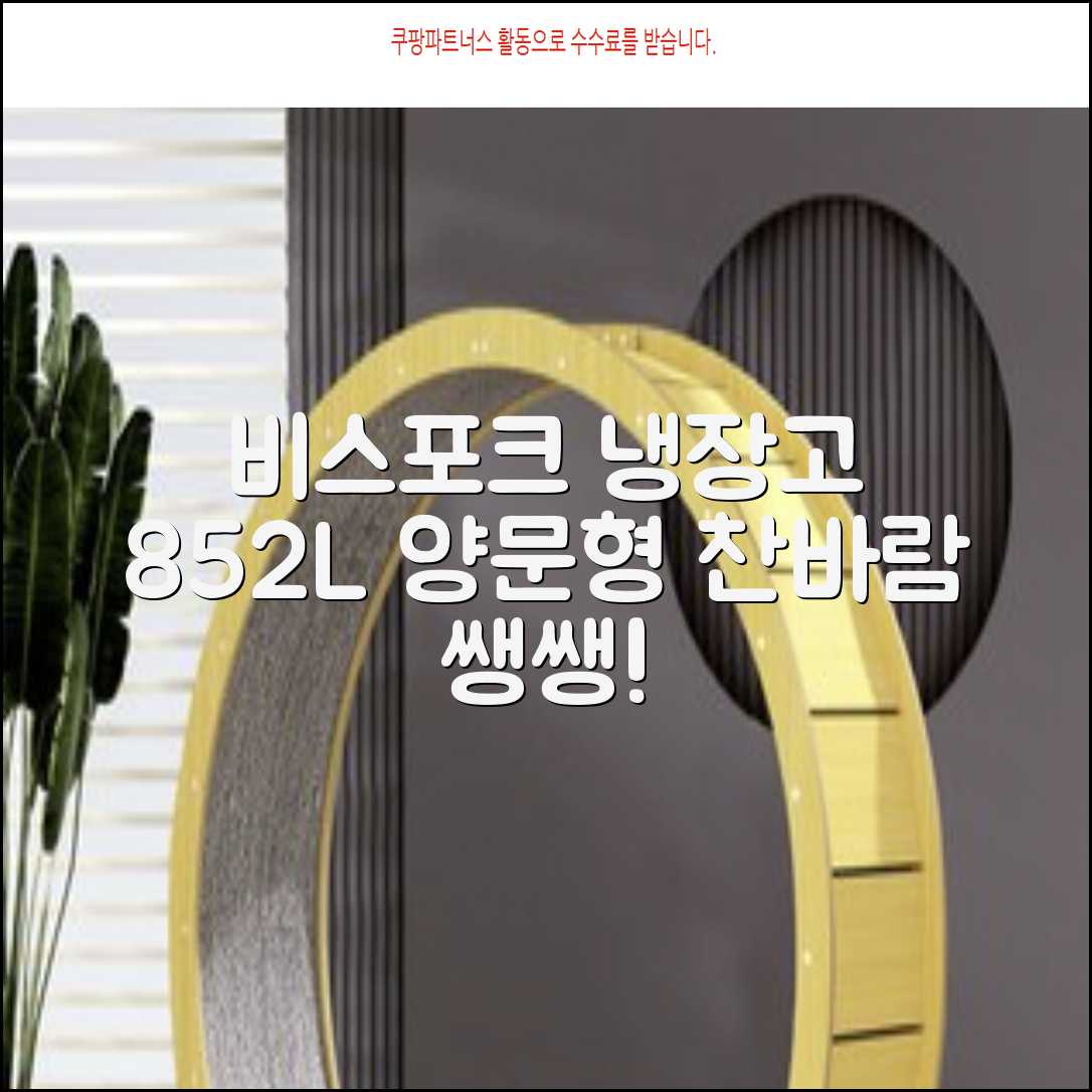 [색상선택형] 삼성전자 비스포크 852L 2도어 양문형 냉장고 방문설치, RS84DB5002CW 추천 리뷰