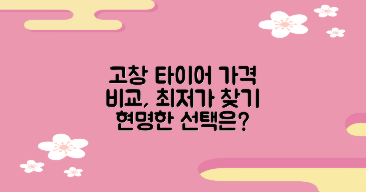 고창군 타이어 가격 비교: 합리적인 선택을 위한 정보
