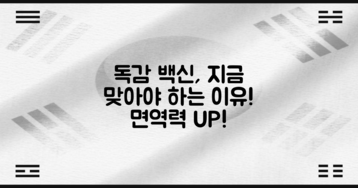 독감 예방접종, 왜 지금 중요할까?