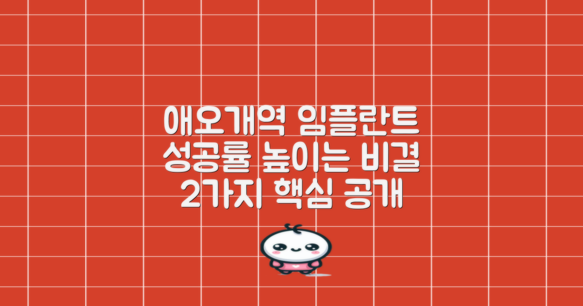 애오개역 임플란트 치과 추천, 성공률 높이는 2가지 비결