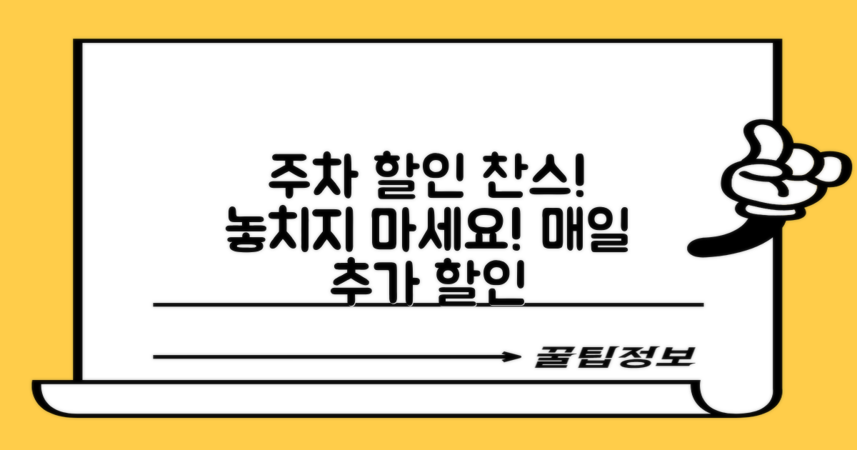 공영주차장 할인 찬스, 놓치지 마세요!