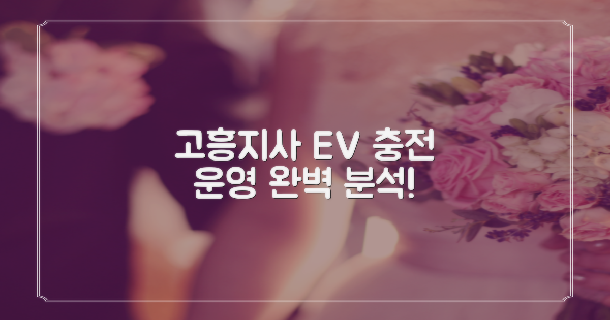 고흥지사 주차장: 전기차 충전 및 운영시간 완벽 분석